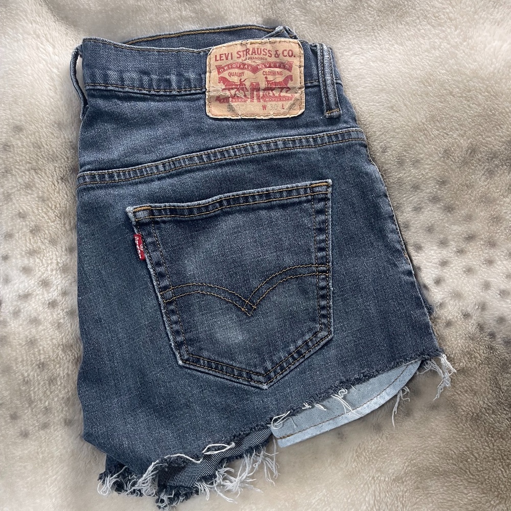 Womens Levi Jean Shorts